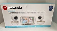 Monitor de bebê vídeo portátil Motorola MBP50G2 5 polegadas 2 câmeras com painel remoto comprar usado  Enviando para Brazil