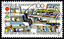 1554 Vollstempel gestempelt BRD Bund Auto Zeichentrick Bus Jahrgang 1991 1 comprar usado  Enviando para Brazil