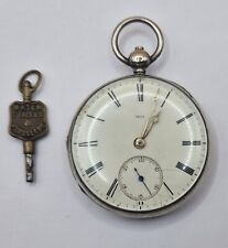 Antiguo Reloj Bolsillo Fusible Plata Esterlina Fino Sello 1846 Londres Funcionando segunda mano  Embacar hacia Argentina