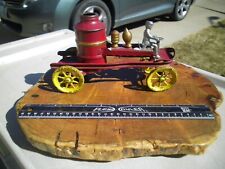 Used, Vintage 1900s Tin Kingsbury Wilkins Wind-up Pressed Steel Toy Fire Truck Pumper for sale  Shipping to South Africa