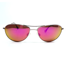 Gafas de sol Maui Jim para mujer bebé playa marco plateado Mj-245-16R 56-18-120 H8896, usado segunda mano  Embacar hacia Argentina