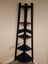 Corner Shelf Unit 5 Tiers Ladder Bookcase, Used for sale  UK