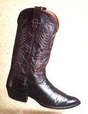 Usado, Botas masculinas Nocona couro 10,5 D cowboy faroeste Borgonha comprar usado  Enviando para Brazil
