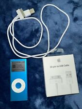 Używany, iPod Nano A1199-Ładnie przetestowany, 4 GB elektryczny niebieski na sprzedaż  Wysyłka do Poland