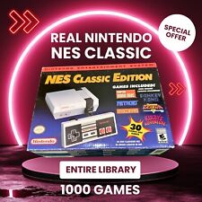 Mini consola de juegos Nintendo NES edición clásica 1000 juegos genuinos de la infancia segunda mano  Embacar hacia Argentina