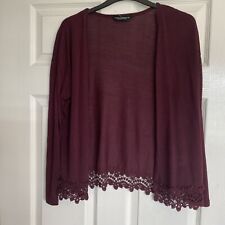 Ladies burgundy cardigan. for sale  SIDMOUTH