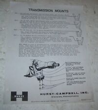 Hurst trans mount for sale  Stockton
