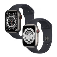 Apple Watch Series 7 45mm GPS + Cellular Unlocked Titanium Case (2021) Excellent for sale  Shipping to South Africa