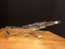 Liquor Ak-47 Gun Whiskey Decanter 1000ML BPA/Lead free Glass.  Great gift.    G2 for sale  Shipping to South Africa