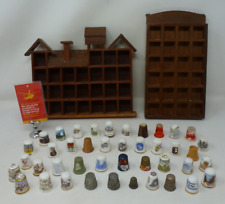 Thimble Display Cabinet and Thimbles           A3 for sale  Shipping to South Africa