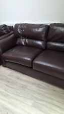 chair bed leather for sale  BALDOCK