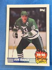 1990-91 Topps Team Scoring Leaders #21 Ron Francis Hartford Whalers NHL comprar usado  Enviando para Brazil