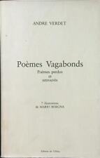 Poemes vagabonds. poemes usato  Italia