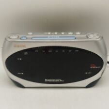 Relógio despertador duplo Emerson Research SmartSet AM/FM tela azul testado  comprar usado  Enviando para Brazil