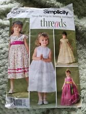 Simplicity 4647 girls for sale  LAUNCESTON