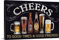 Cheers canvas wall for sale  Bronx