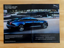 2016 Impressão Original 2 Páginas Anúncio Jaguar XJ POWER NEVER FELT BETTER 550 Cavalos-Potência comprar usado  Enviando para Brazil