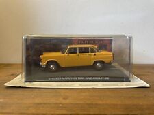 CHECKER MARATHON TAXI LIVE AND LET DIE James Bond Car Collection #77 NO CRACKS for sale  Shipping to South Africa
