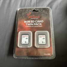 UN Paquete Doble SD8 8GB SD Tarjetas 2 (DOS) Tarjetas Sandisk Alta Calidad ¡NUEVO! segunda mano  Embacar hacia Argentina