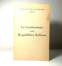 Costituzione della repubblica usato  Bologna