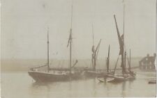Postcard thames barges for sale  DISS