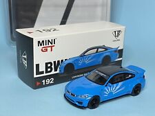 Usado, Mini GT LB Works BMW M4 Baby Blue RHD LB Exclusivo No.192 comprar usado  Enviando para Brazil