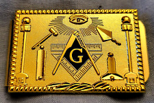 Masonic Gold Money Clip Freemason Vintage Lodge Regalia Eye Secret Society Notes for sale  SALFORD