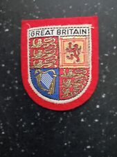 Vintage woven badge for sale  NEWBURY