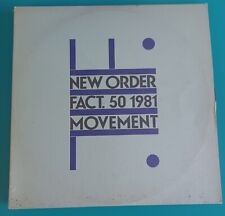 NOVO PEDIDO – Movimento LP 1981 pressionando discos de fábrica de vinil Reino Unido FATO 50 comprar usado  Enviando para Brazil
