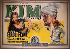 Used, Kim -lobby Card Original Fotobusta Disegnata-Errol Flynn-1950- (Nano) for sale  Shipping to South Africa