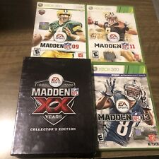 Lote Xbox 360 Madden XX Anos 1989-2009 Edição de Colecionador 09 11 13 Head Coach comprar usado  Enviando para Brazil