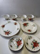 Royal albert poinsettia for sale  Onsted