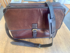Hidesign leather messenger for sale  HITCHIN