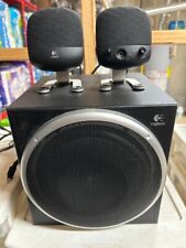 Used, 340 Watts of Power - Logitech Z-340 8" Self-Powered Subwoofer W/ 2 Speakers for sale  Shipping to South Africa