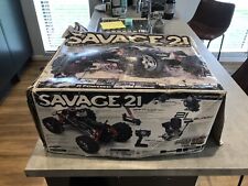 Hpi Savage 21 Truck nitro rc monster truck, used for sale  Shipping to South Africa
