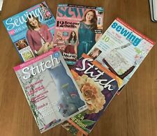 Sewing embroidery magazines for sale  STOKE-ON-TRENT