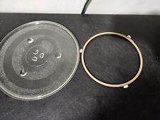 Tocadiscos y anillo de soporte de vidrio microondas negro + de cubierta 315 mm 12,5"" pulgadas D segunda mano  Embacar hacia Argentina