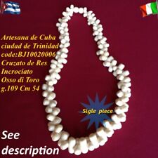 Collana croce osso usato  Catania