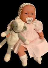 21" BERENGUER EXTRA LARGE CHUBBY LIFELIKE BROWN EYES SMILING 2-TEETH BABY DOLL + for sale  Shipping to South Africa