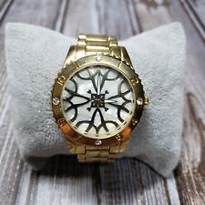 Relógio feminino pulseira tom dourado NOVA BATERIA INSTALADA comprar usado  Enviando para Brazil