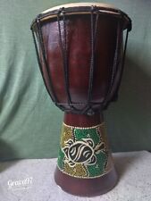 Traditional Musical African Wooden Djembe Style Drum 39cm Height - Good Sound for sale  Shipping to South Africa