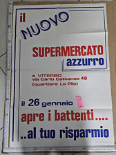 Manifesto nuovo supermercato usato  Viterbo
