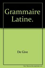 Grammaire latine d'occasion  France