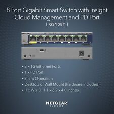 Netgear gs108t gigabit for sale  Chicago