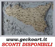 Sicilia mappa cartina usato  Corato