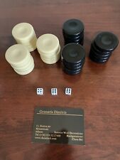 Backgammon pieces chips for sale  LONDON
