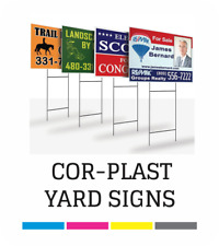 Full Color Corrugated Plastic Real Estate / Yard Sign - FREE SHIPPING for sale  Shipping to South Africa
