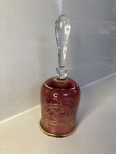 Bohemian crystal red for sale  FAREHAM