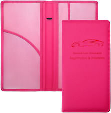 Used, Car Registration and Insurance Holder, Car Document Holder with Magnetic Closure for sale  Shipping to South Africa