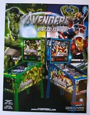 Avengers pinball flyer for sale  Collingswood